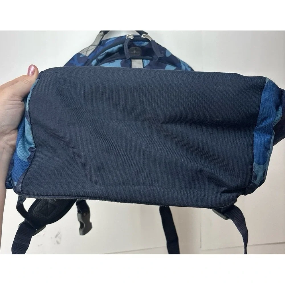 Pottery barn kids, blue camo backpack (16 inch)
